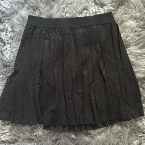 Pleated Black Skirt